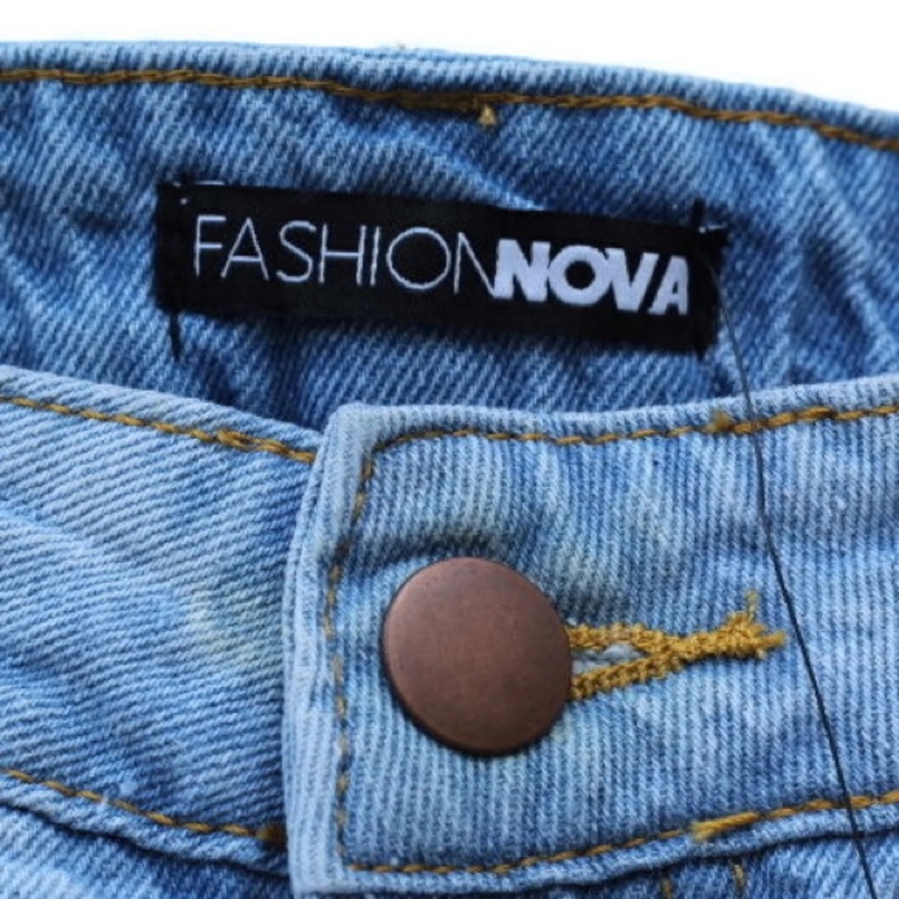Fashion Nova Dear Mamma Distressed Ankle Jeans - Picture 2 of 5